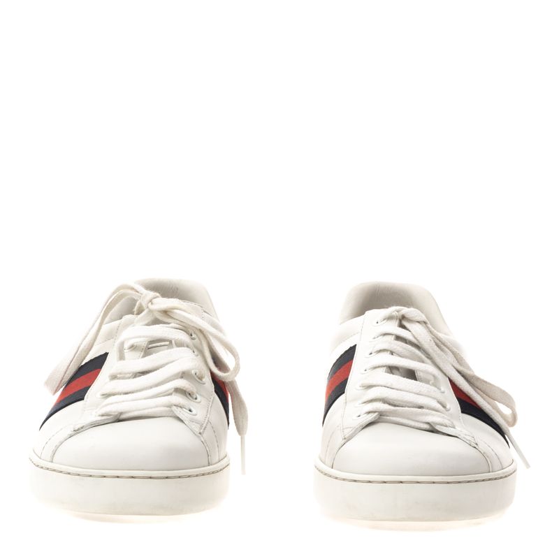 Tenis-Gucci-Ace-Faixa-Web-Branco