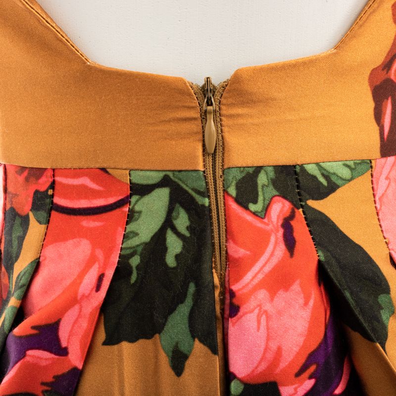 Vestido-Printing-Longo-Ocre-Estampa-Floral