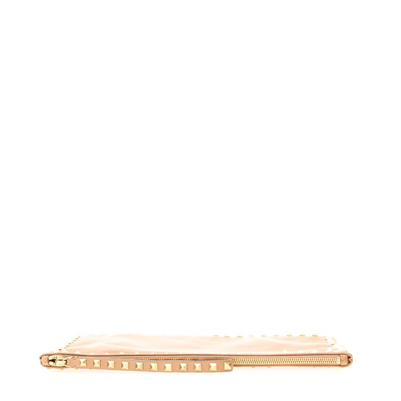 Clutch-Valentino-Garavani-Rockstuds-Couro-Bege