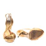 Sandalia-Burberry-Couro-Exotico-Dourado
