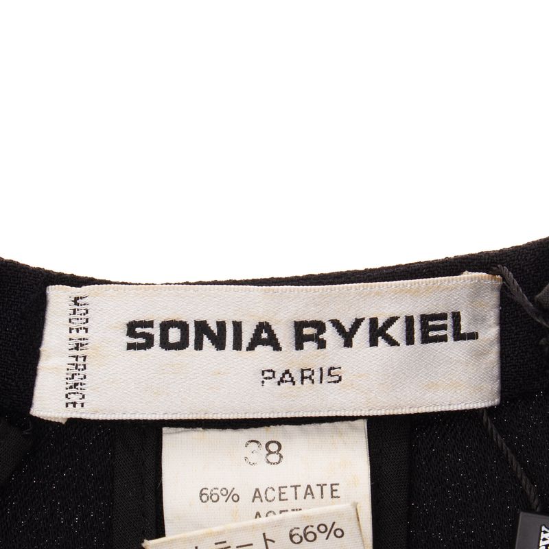 Conjunto-Vestido-e-Blazer-Sonia-Rykiel-Preto