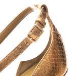 Sandalia-Burberry-Couro-Exotico-Dourado
