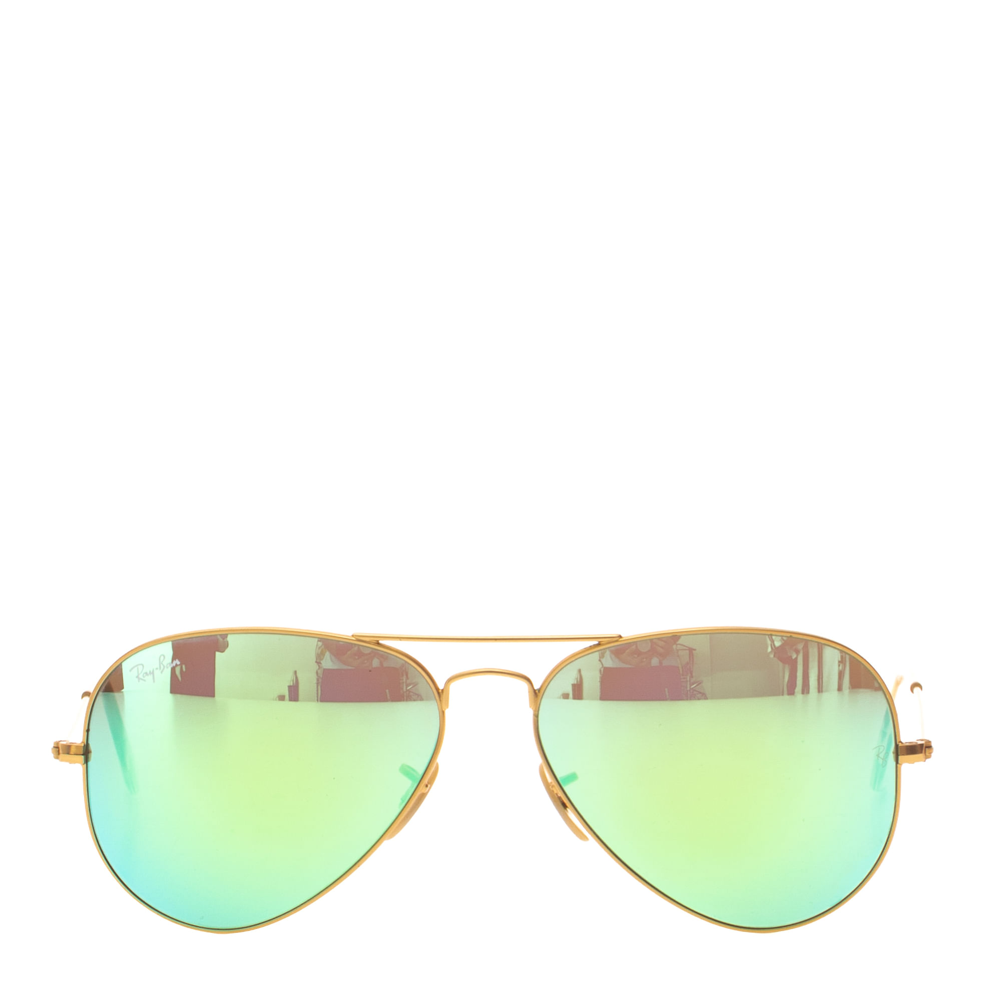 Ray-Ban 3025 lg metal Aviator • Green online mirrored lenses