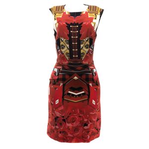Vestido Mary Katrantzou Estampa Vermelha