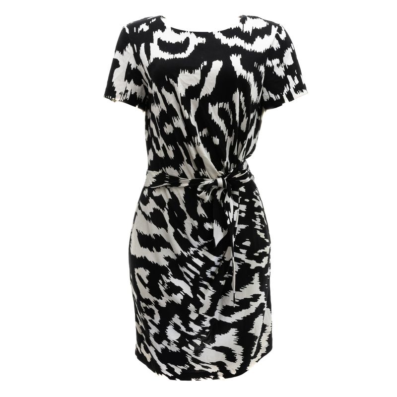 Vestido-Diane-Von-Furstenberg-Preto-e-Branco