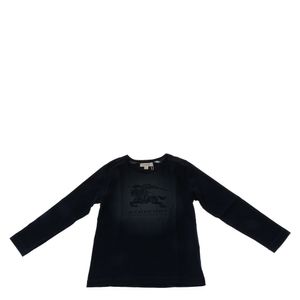 Camiseta Burberry Infantil Manga Longa Azul Marinho