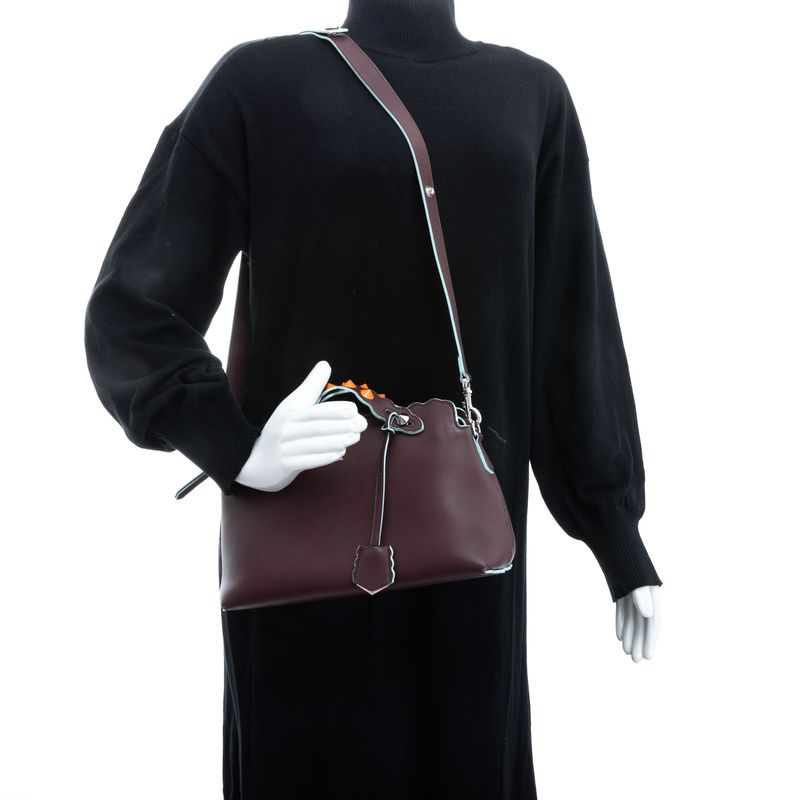 Bolsa-Fendi-By-The-Way-Bordo-Spikes-Laranja