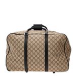 Mala-Gucci-Rolling-Duffle-GG-Supreme-Couro-Preto