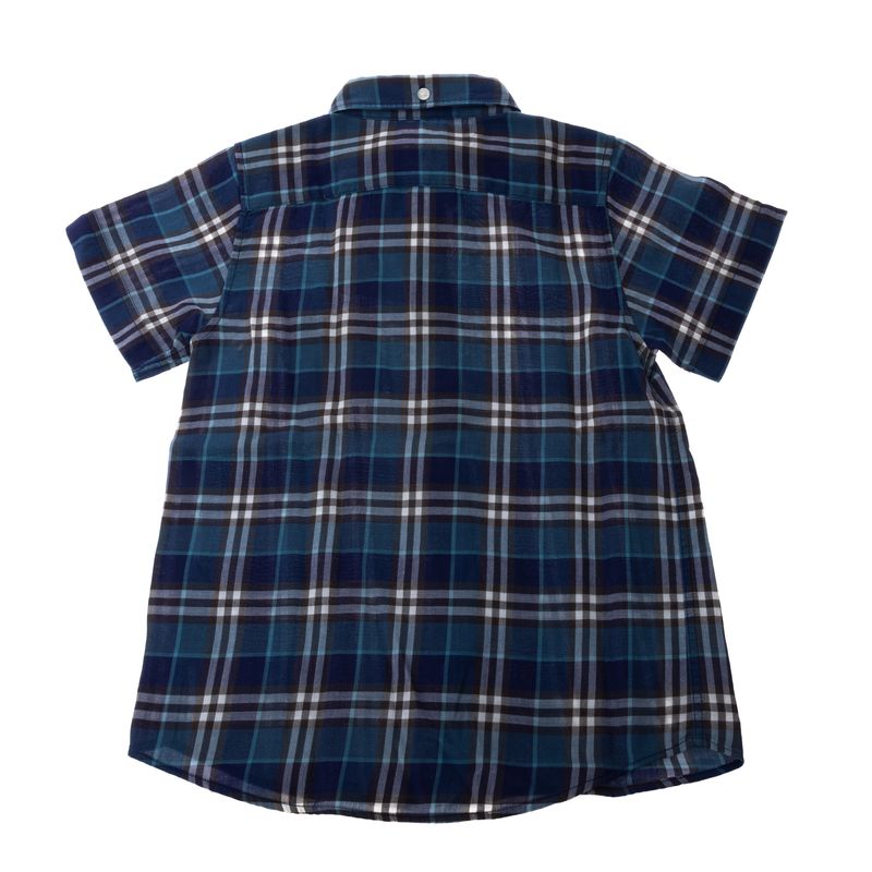 Camisa-Burberry-Infantil-Xadrez-Azul