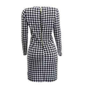 Vestido Michael Kors Estampado Preto e Branco