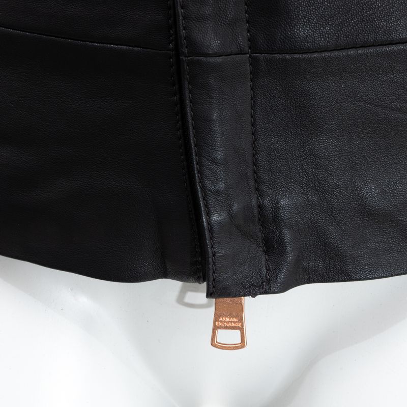 Jaqueta-Armani-Exchange-Couro-Preto