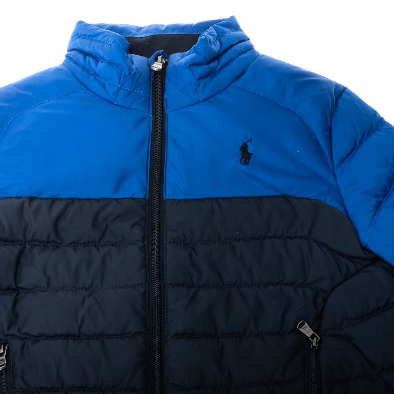 Casaco-Ralph-Lauren-Infantil-Puffer-Azul-e-Preto