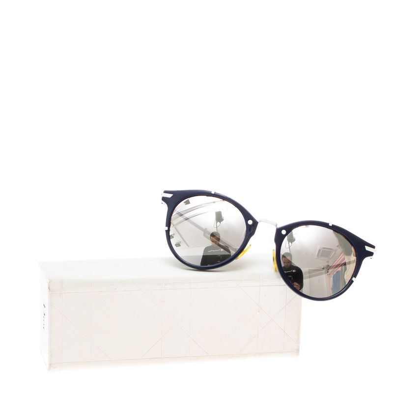 Oculos-Christian-Dior-Homme-Azul-Marinho-e-Branco