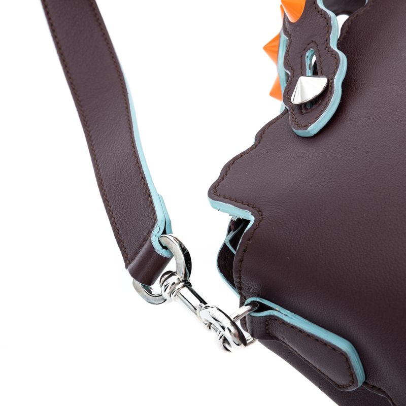 Bolsa-Fendi-By-The-Way-Bordo-Spikes-Laranja