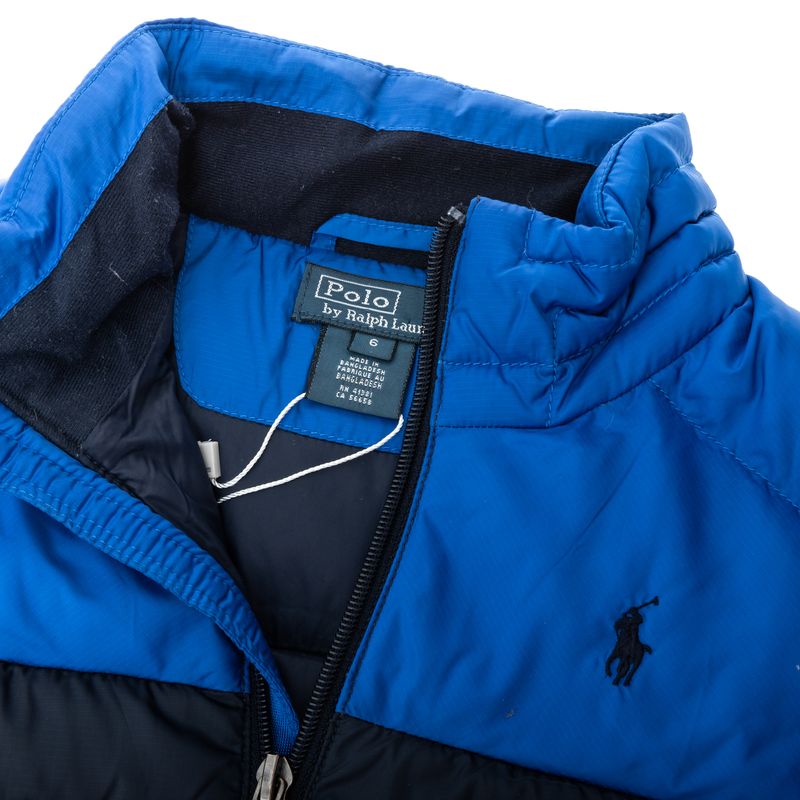 Casaco-Ralph-Lauren-Infantil-Puffer-Azul-e-Preto