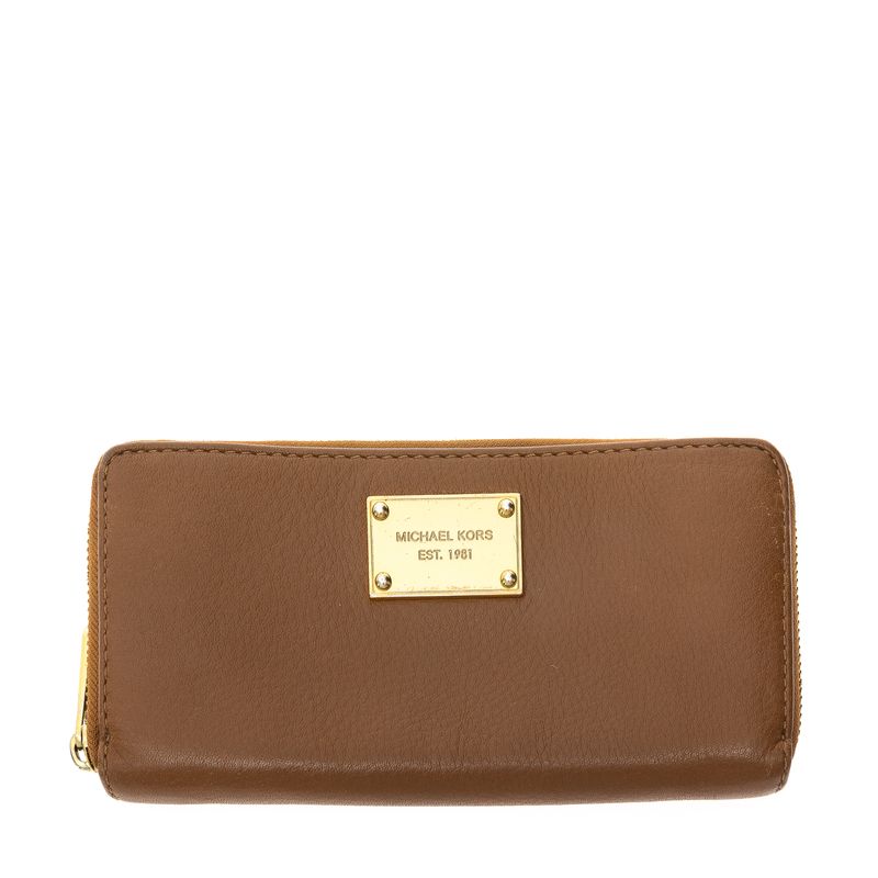 Carteira-Michael-Kors-Couro-Caramelo