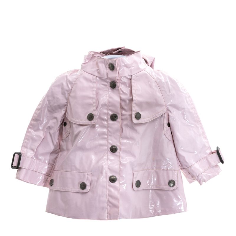 Casaco-Burberry-Infantil-Vinil-Rosa