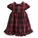 Vestido-Ralph-Lauren-Infantil-Xadrez-Vermelho