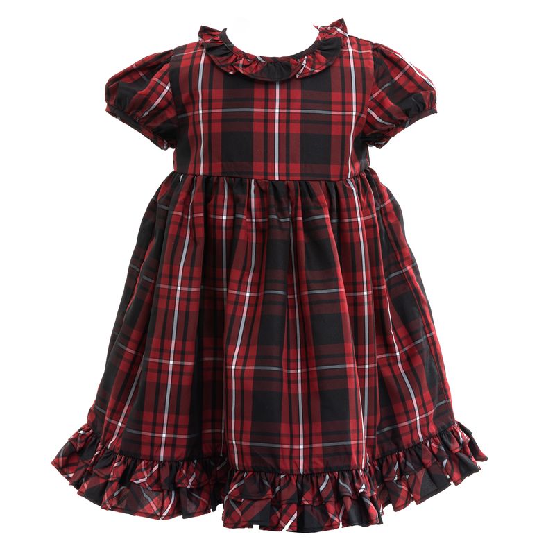 Vestido-Ralph-Lauren-Infantil-Xadrez-Vermelho