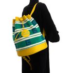 Mochila-Gucci-Rio-de-Janeiro-Croche-e-Couro-Amarelo