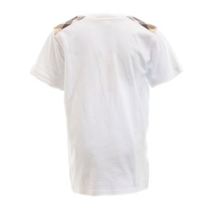 Camiseta Burberry Infantil Branca e House Check