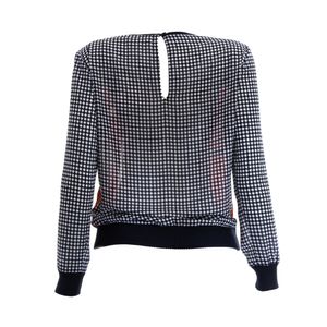 Blusa Michael Kors Estampada Azul Vermelho e Branco