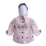 Casaco-Burberry-Infantil-Vinil-Rosa