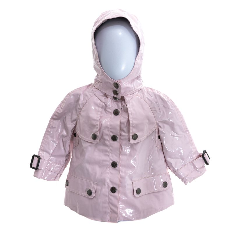 Casaco-Burberry-Infantil-Vinil-Rosa