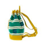 Mochila-Gucci-Rio-de-Janeiro-Croche-e-Couro-Amarelo