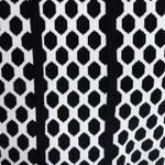 Vestido-Diane-Von-Furstenberg-Hexagonos-Preto-e-Branco