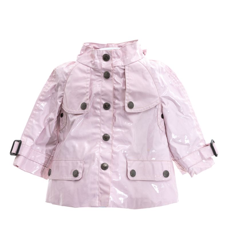 Casaco-Burberry-Infantil-Vinil-Rosa