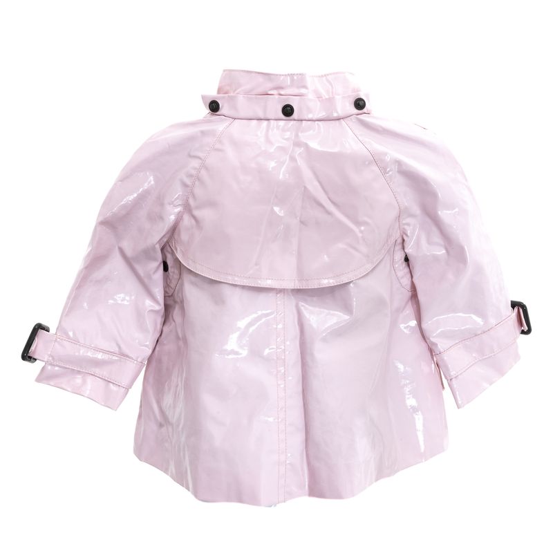 Casaco-Burberry-Infantil-Vinil-Rosa