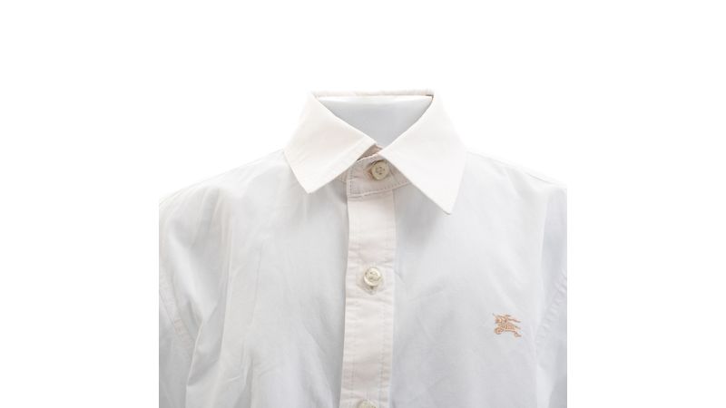 Camisa Burberry Infantil Branca Brech de luxo Prettynew