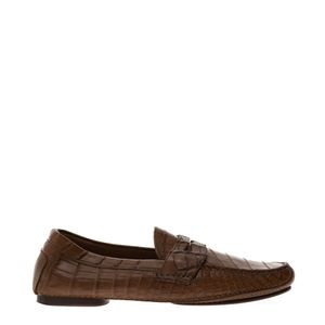 Mocassim Ralph Lauren Couro Exótico Caramelo