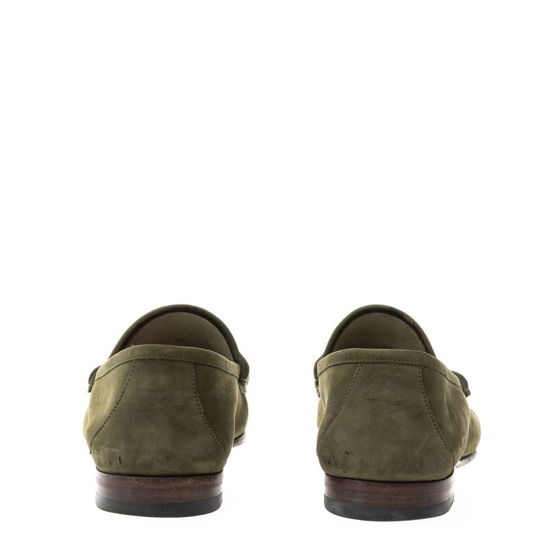 Mocassim-Gucci-Horsebit-Camurca-Verde