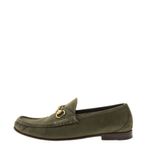 Mocassim-Gucci-Horsebit-Camurca-Verde