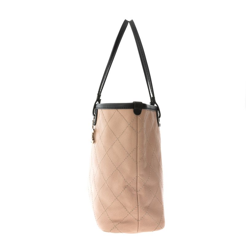 Bolsa-Chanel-Shopping-Fever-Tote-Rose-e-Preto