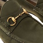 Mocassim-Gucci-Horsebit-Camurca-Verde