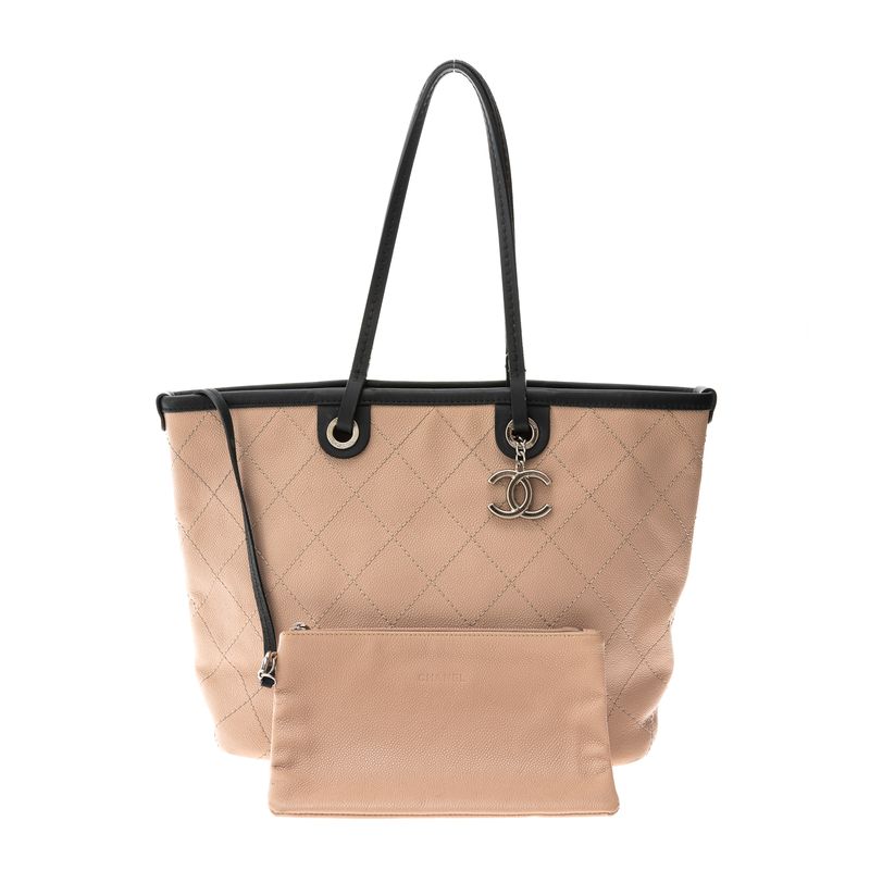 Bolsa-Chanel-Shopping-Fever-Tote-Rose-e-Preto
