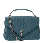 Bolsa-Saint-Laurent-College-Grande-Azul-Petroleo