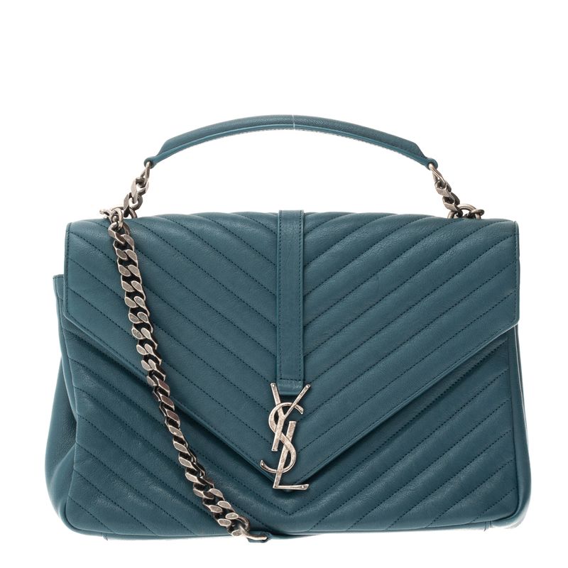 Bolsa-Saint-Laurent-College-Grande-Azul-Petroleo