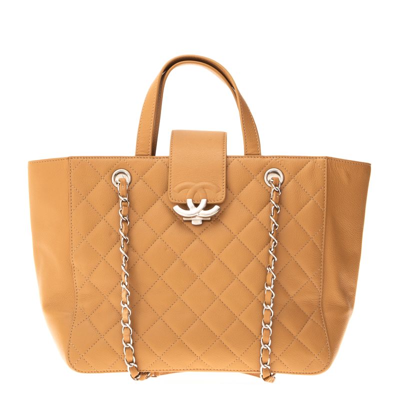 Bolsa-Chanel-CC-Box-Shopping-Tote-Caviar-Caramelo