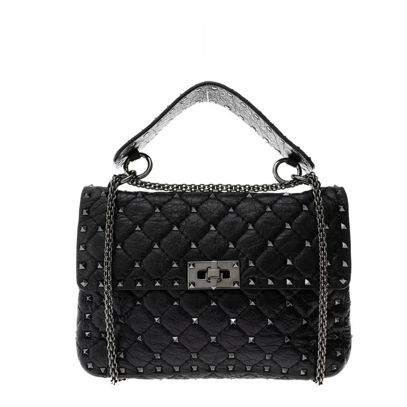 Bolsa-Valentino-Garavani-Rockstud-Spike-Rodeo-Nappa-Preto