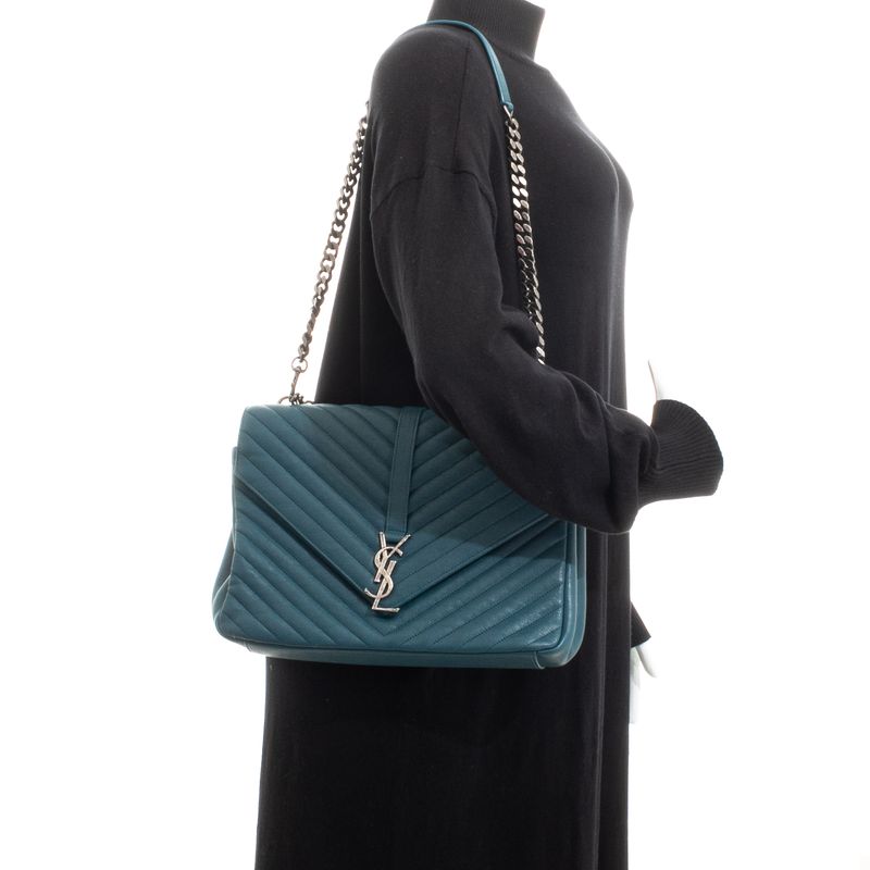 Bolsa-Saint-Laurent-College-Grande-Azul-Petroleo
