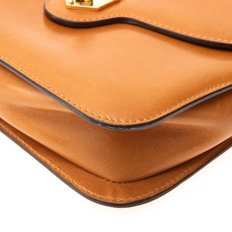 Bolsa-Celine-Vintage-Flap-Caramelo