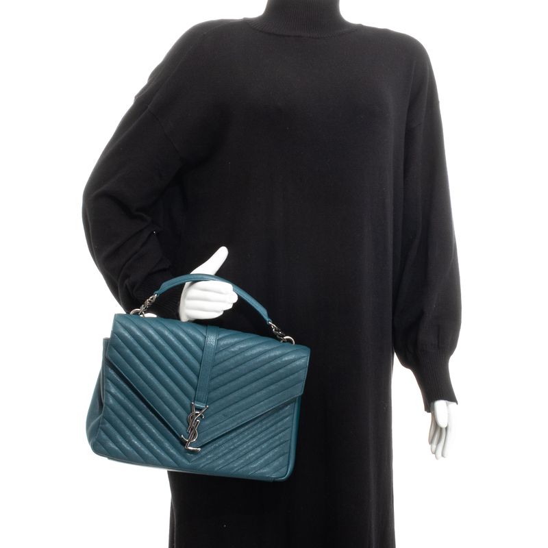 Bolsa-Saint-Laurent-College-Grande-Azul-Petroleo