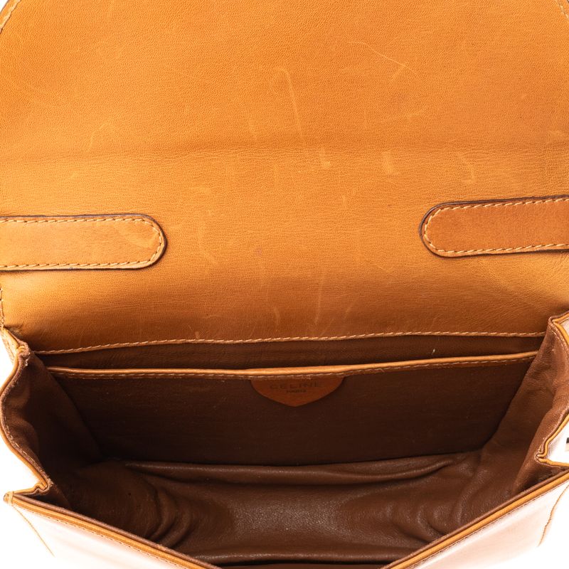 Bolsa-Celine-Vintage-Flap-Caramelo