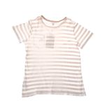 Camiseta-Burberry-Infantil-Listras-Branco-e-Bege