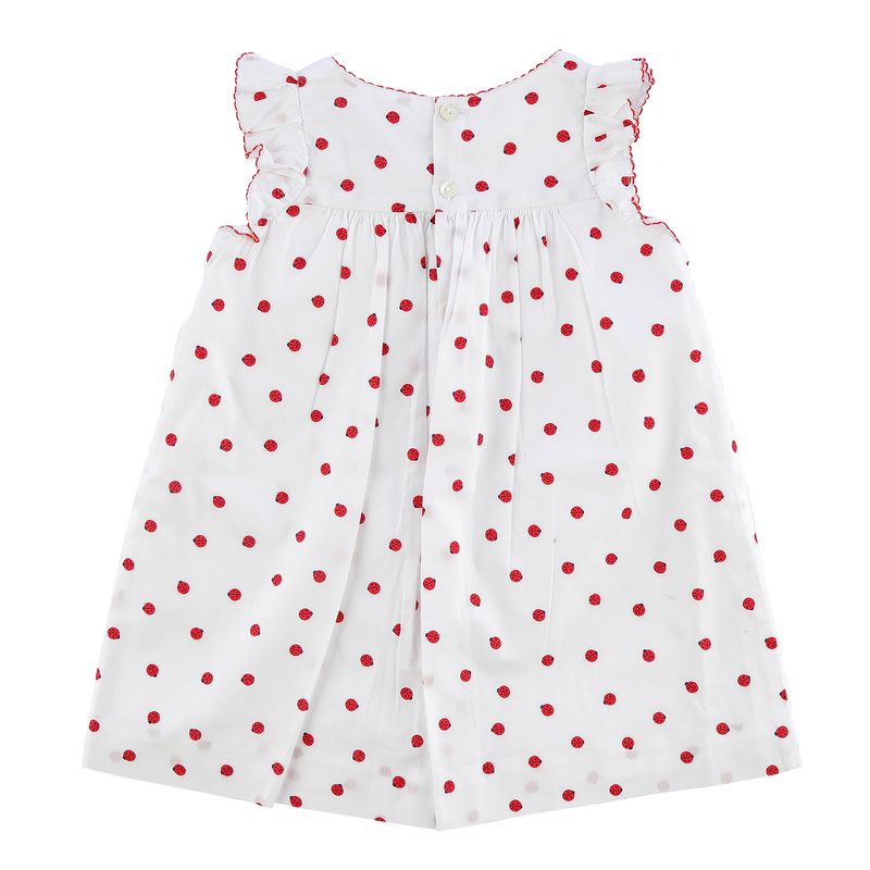 Vestido-Infantil-Jacadi-Paris-Tecido-Estampado-Joaninha-
