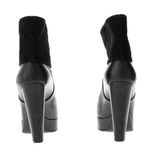 Bota-Louis-Vuitton-Couro-e-Camurca-Preta